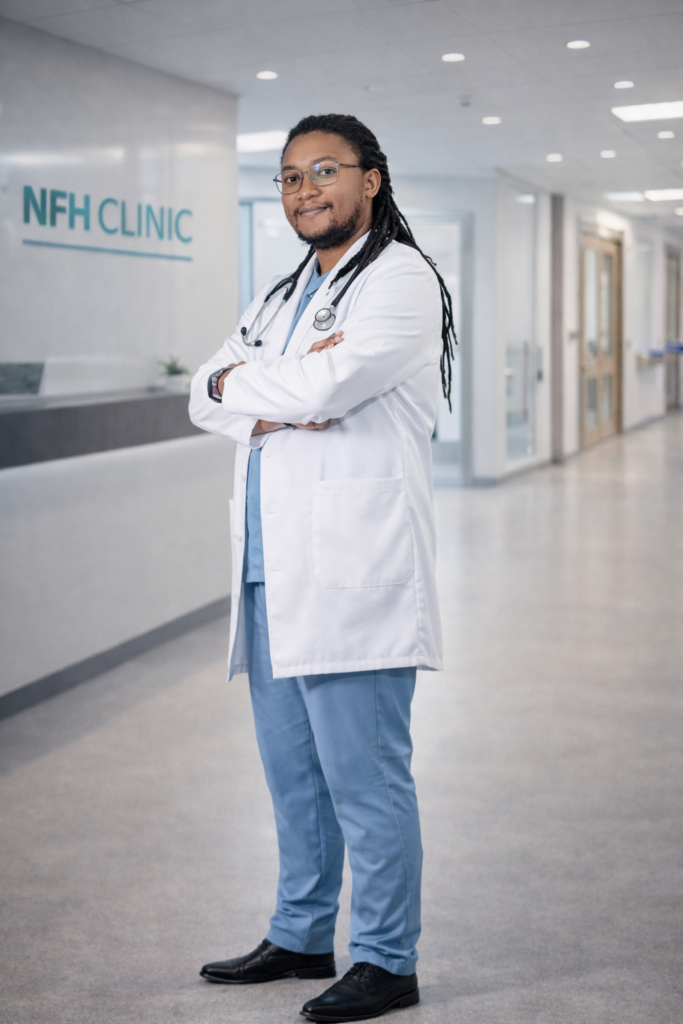 Dr. Mclee Tembo at NFH Clinic - NewFastHealth