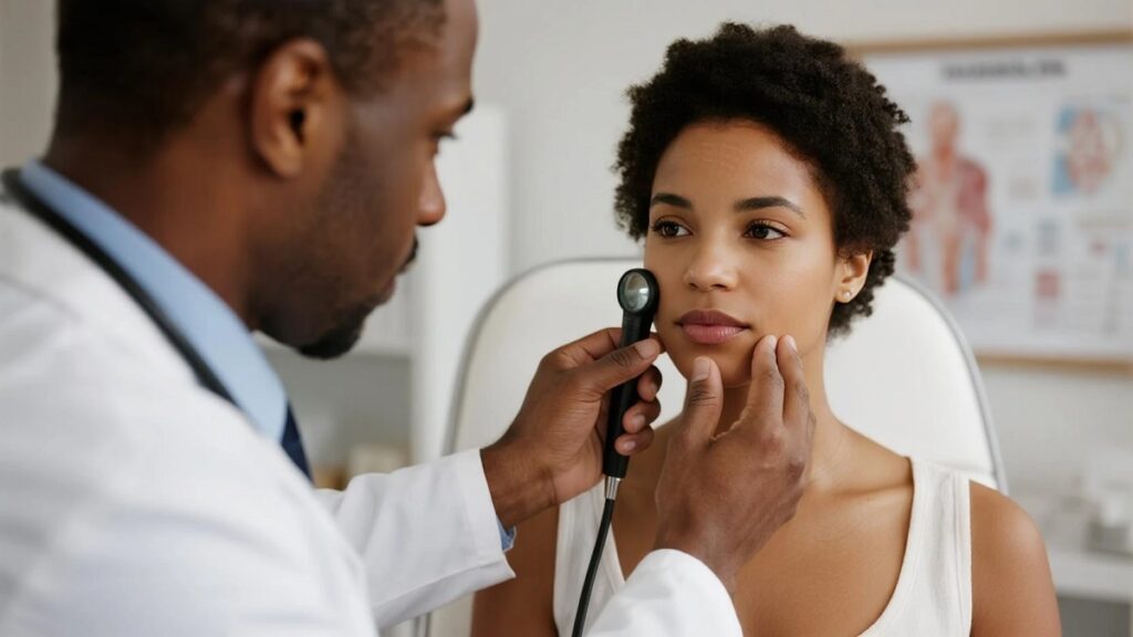 Skin health medical consultation with dermatology specialist at NFH Clinic